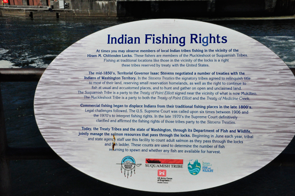 sign: Indian Fishing Rights